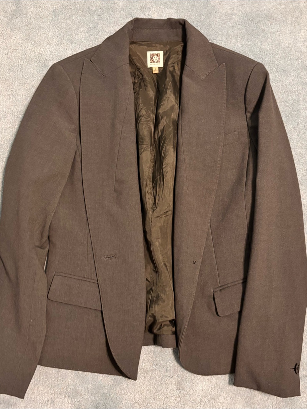 Classic Tailored Blazer in Dark grey